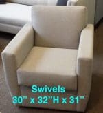 4023 Swivel chair - Hand made in Canada