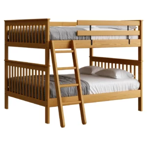 A4708-bunk-bed-mission-queen-over-queen-Classic