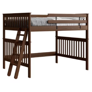 B4708-loft-bed-mission-style-queen-size-brindle