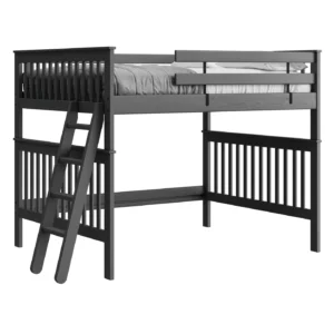 G4708 loft-bed-mission-style-queen-size-graphite