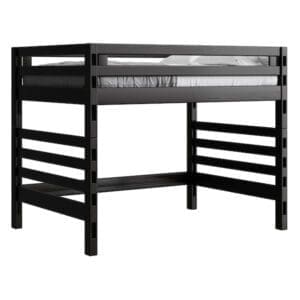 ladder end loft bed FULL espresso
