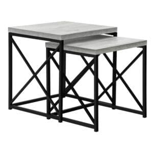 nesting tables - grey:black 2