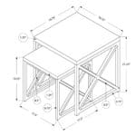 nesting tables - full dimensions