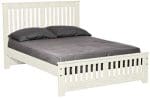 Hand made in Canada. Shaker style bed frame. Life time warranty