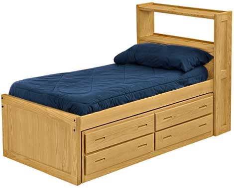 Captain's Bed classic 4 drawers