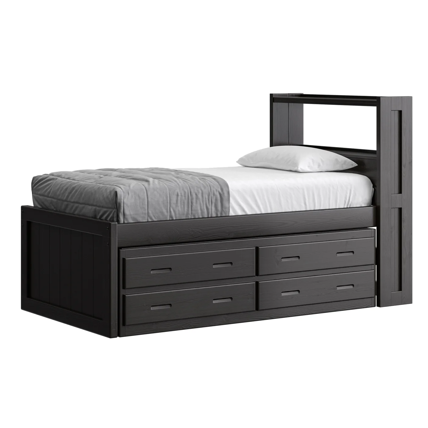 E4355-4013-bed-bookcase-headboard-captains-height-with-drawer-unit-twin-size-espresso-finish