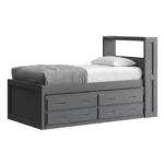 G4355-4013-bed-bookcase-headboard-captains-height-with-drawer-unit-twin-size-graphite-finish