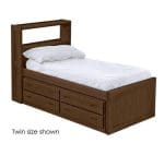 Captain's Bed brindle 4 drawers
