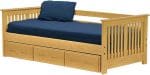 CLASSIC day bed with trundle- Hand made in Canada