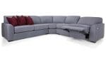 2786 Decor-Rest sectional. Hand made in Canada with a life time warranty on frame and springs. Shown with option power recliner love seat.
