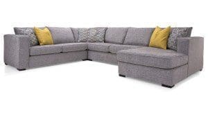 2900 Decor-Rest sectional. Hand made in Canada. Life time warranty on frames.