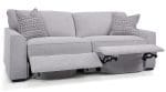 2786 Decor-Rest sectional. Hand made in Canada with a life time warranty on frame and springs. Shown with optional power recliners.