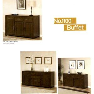 1100 solid maple buffets