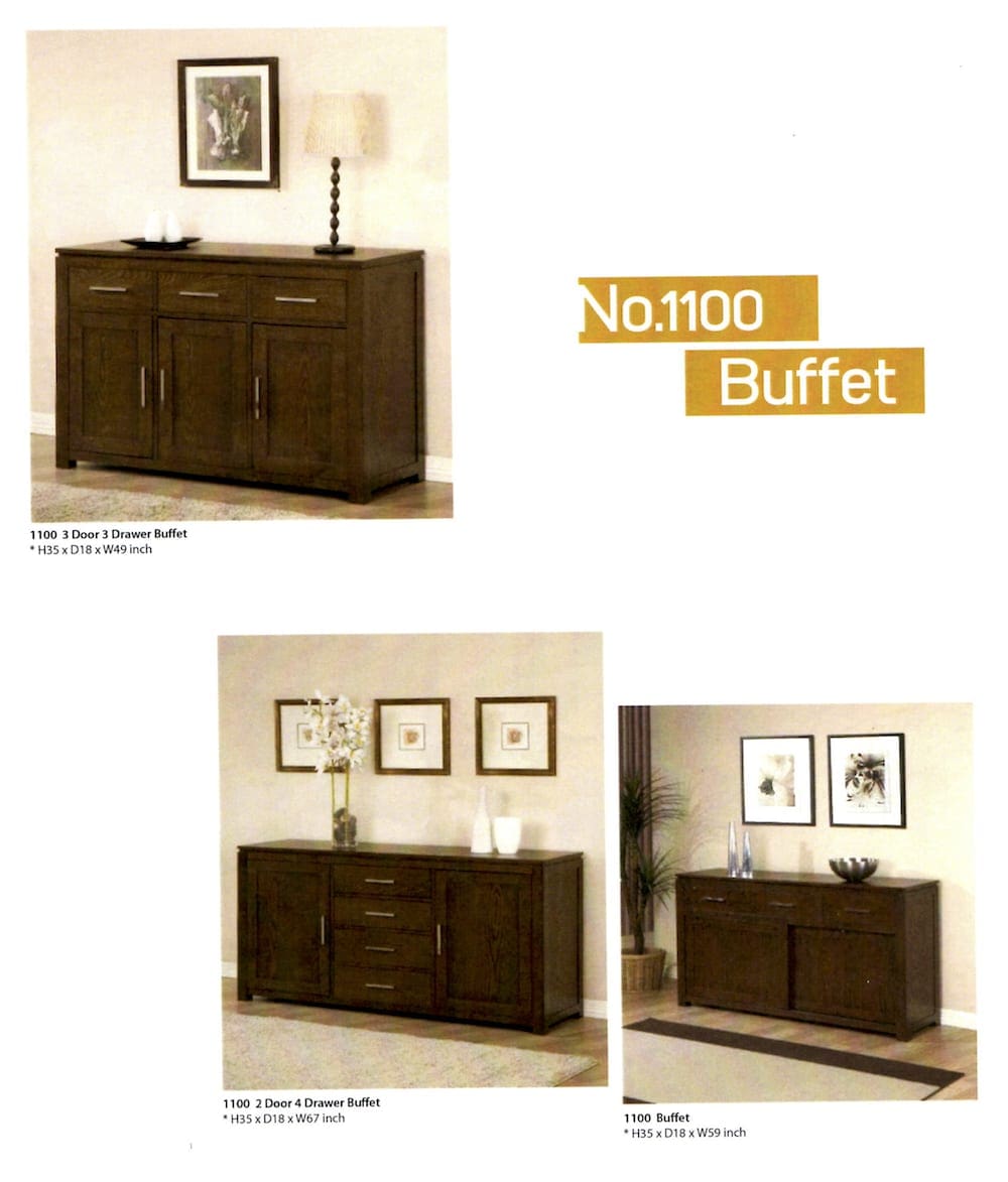 NO.1100 SOLID MAPLE WOOD CUSTOM MADE Buffets L Furniture Kelowna