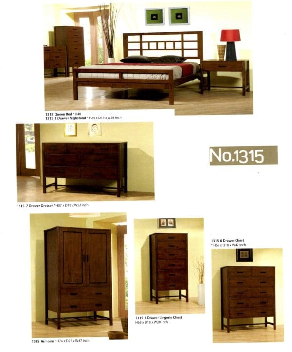 1315 maple bedroom furniture