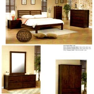 1316 maple wood bedroom set