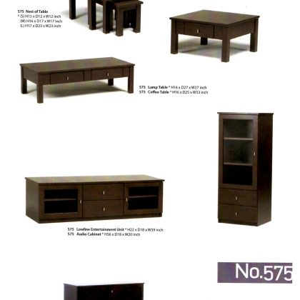 575 solid maple wood occasional tables