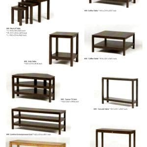 600 solid maple wood occasional furniture