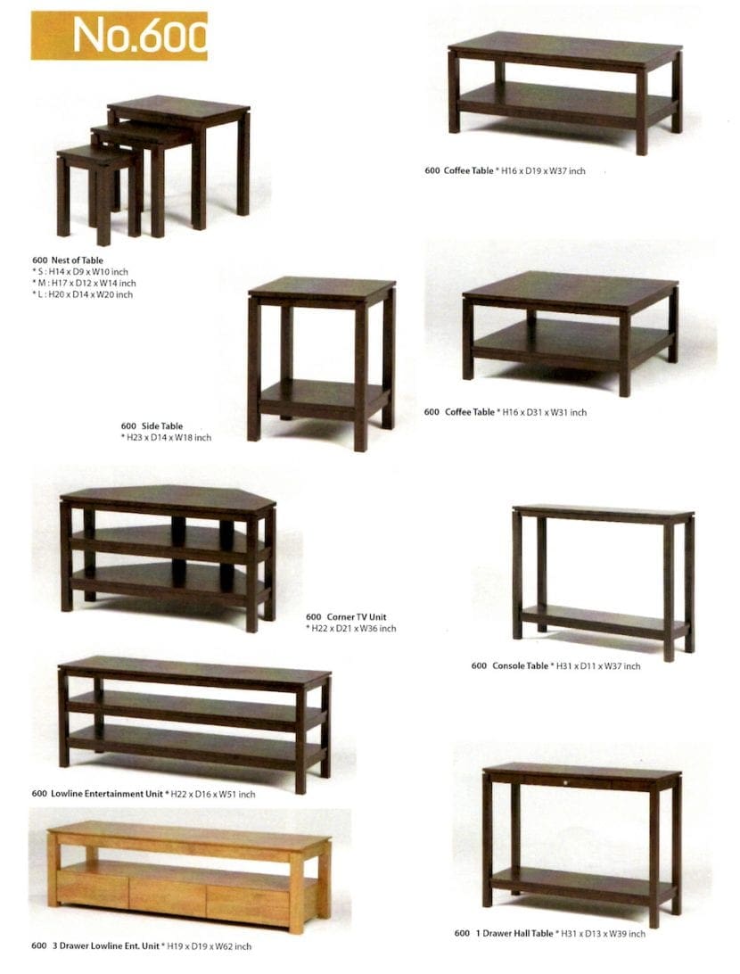NO.600 SOLID MAPLE WOOD CUSTOM MADE Occasional furniture L