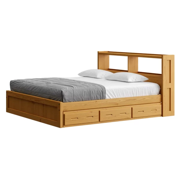 A4636-4919-bed-bookcase-headboard-with-drawers-king-size-classic