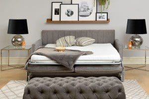 2T Queen sofa Bed by Decor-Rest. Made in Canada.