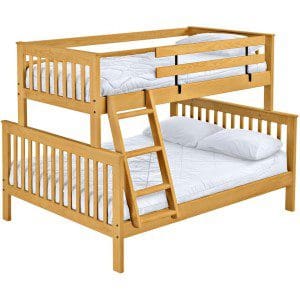 A4758H-Bunk-bed-mission-style-twin-over-queen-size-offset