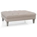 3734 ottoman top grain leather