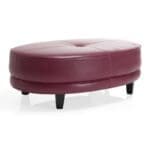 3552 Leather ottoman by Decor-Rest. Made in Canada