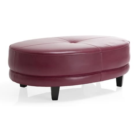 3552 Leather ottoman by Decor-Rest. Made in Canada