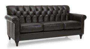 3478 Top grain leather sofa - Hand made in Canada