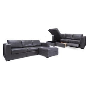 leather sfoa :power sectional. Made in Canada