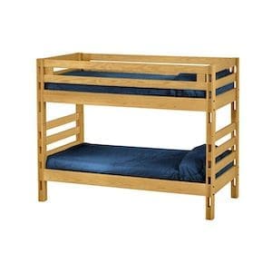twin over twin bunk beds . Made in Canada