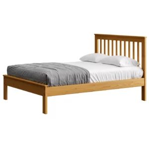 A4867-bed-mission-style-36-inch-headboard-17-inch-footboard-full-size-classic-finish