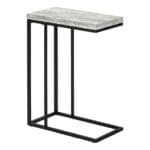 C-TABLE GREY RECLAIMED AND BLACK