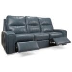 M38500P Leather sofa open