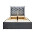 Box Bed storage option. Storage area encased . Mattress must be removed to access storage area.