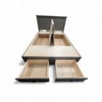 1325 storage box bed open