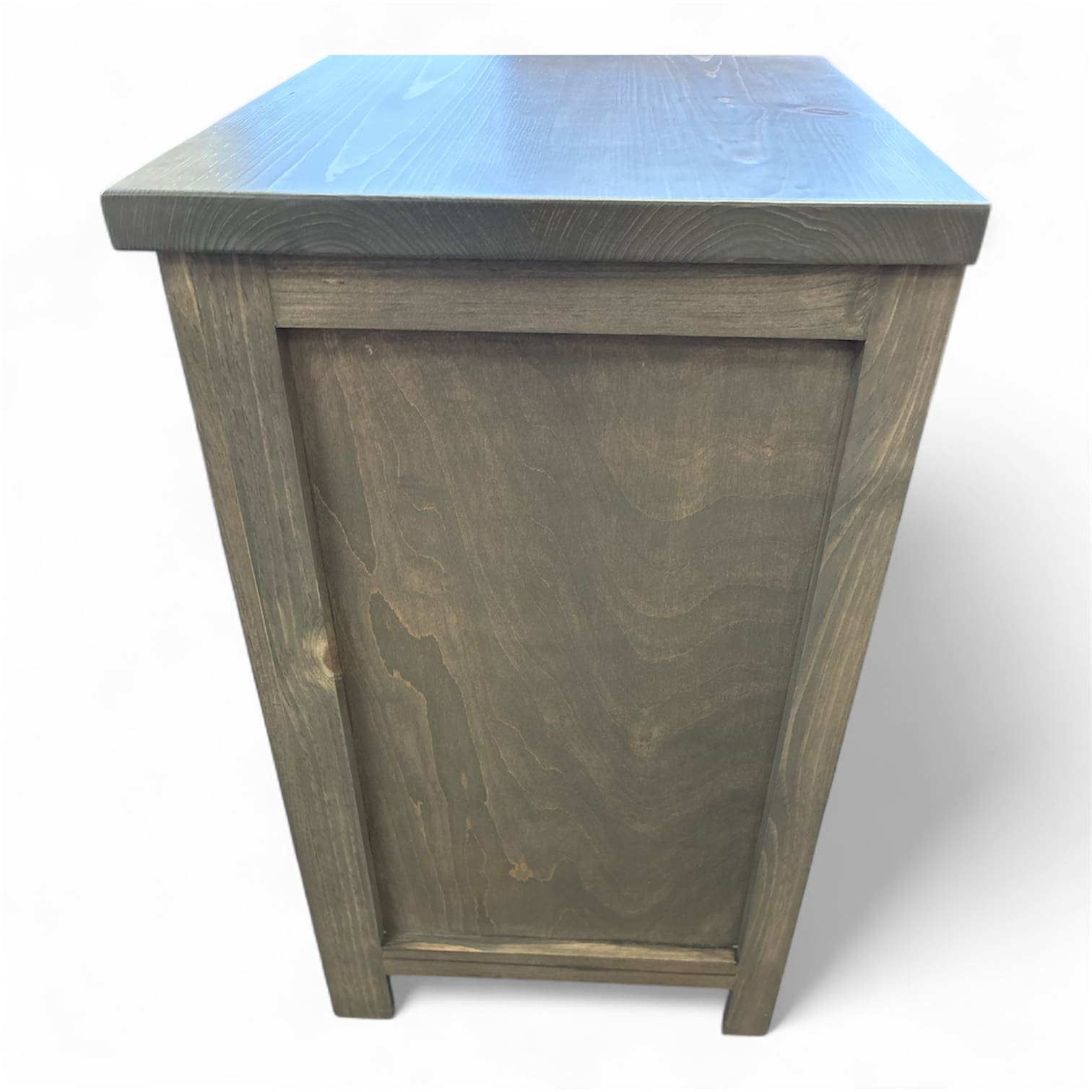 PINEWOOD NIGHT TABLE SIDE VIEW - MADE IN CANADA - ALL REAL WOOD