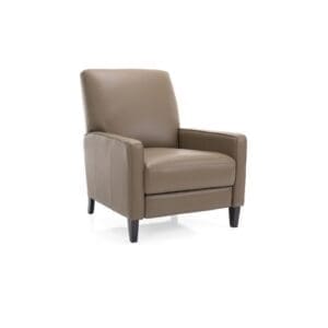 7312 leather kick back chair