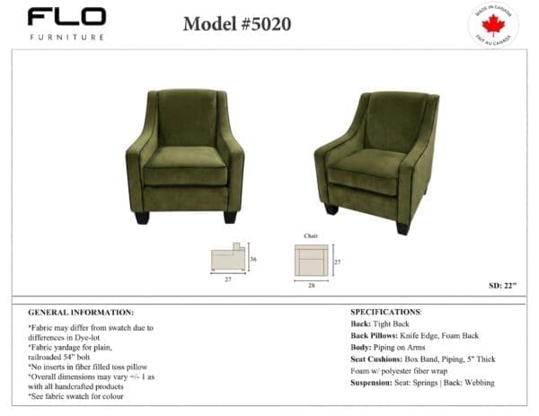 5020 chair - Made in Canada